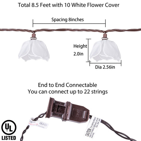 TWINKVILLA connectable lights covering up to 200 sq ft for versatile layouts