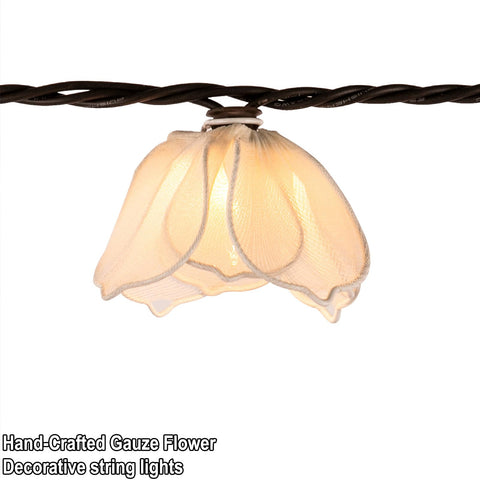 TWINKVILLA decorative string lights with 10 bulbs and warm glow for indoor use