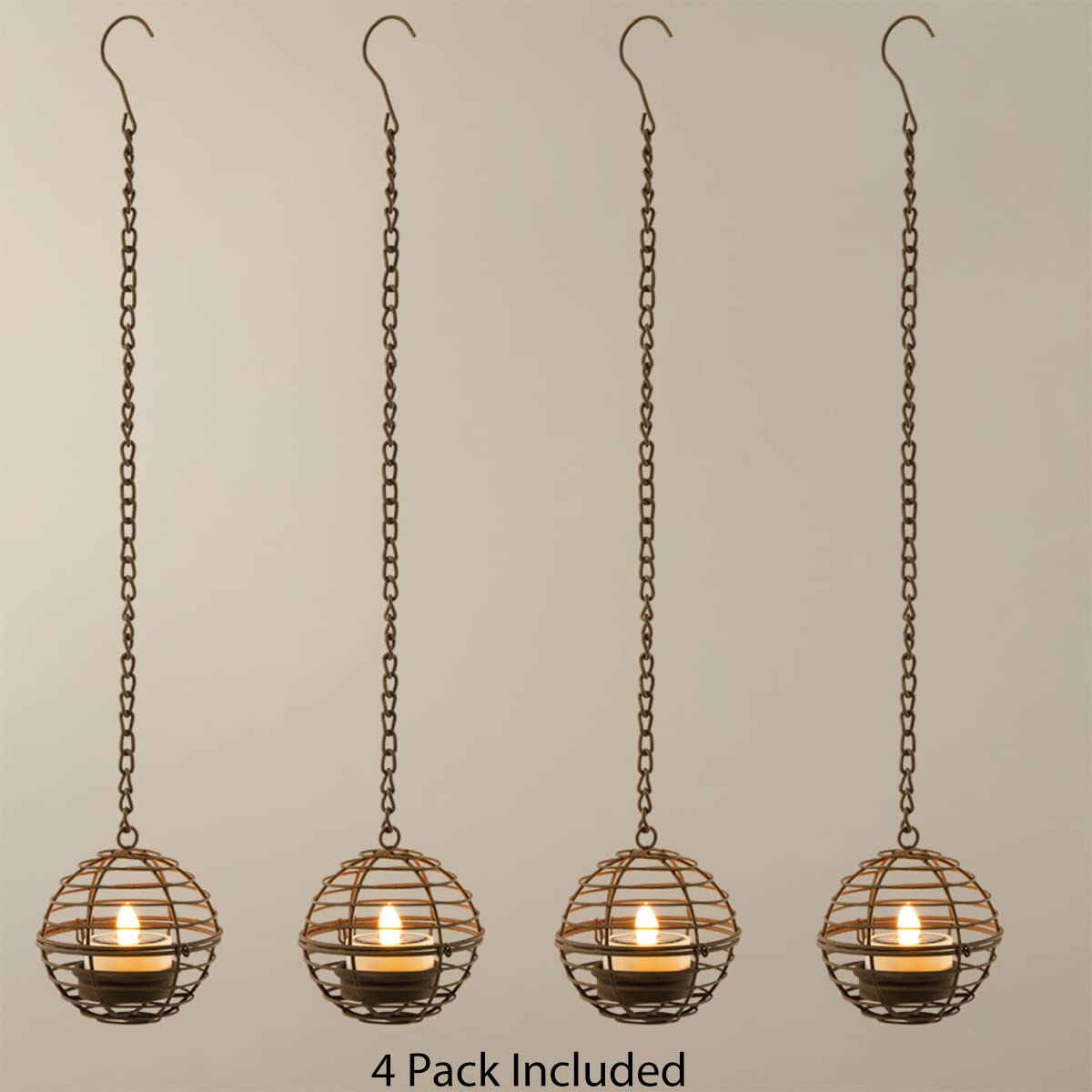 TWINKVILLA four-pack outdoor lanterns ideal for yard decoration