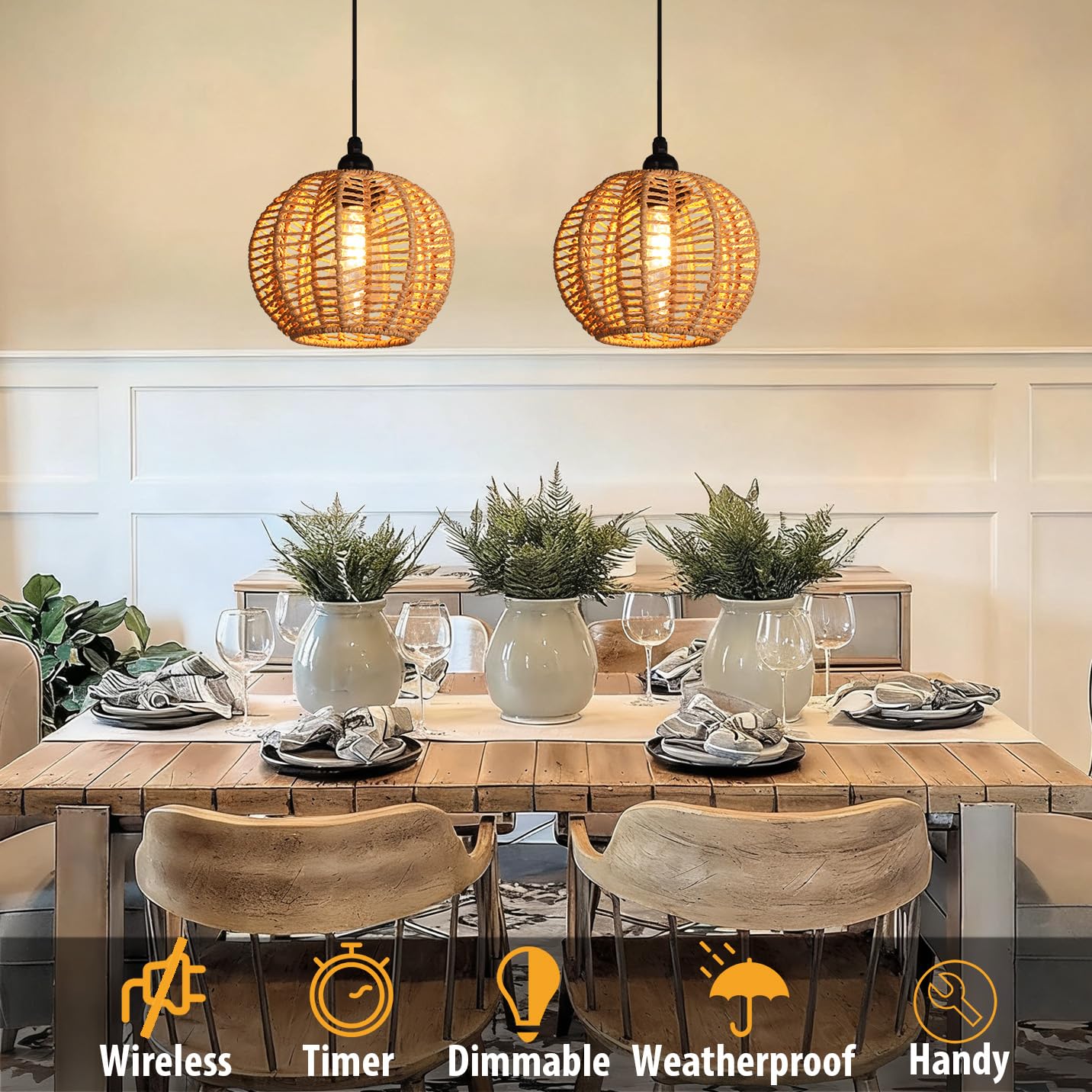 TWINKVILLA hanging gazebo lights cactus shape illuminate outdoor pergolas.