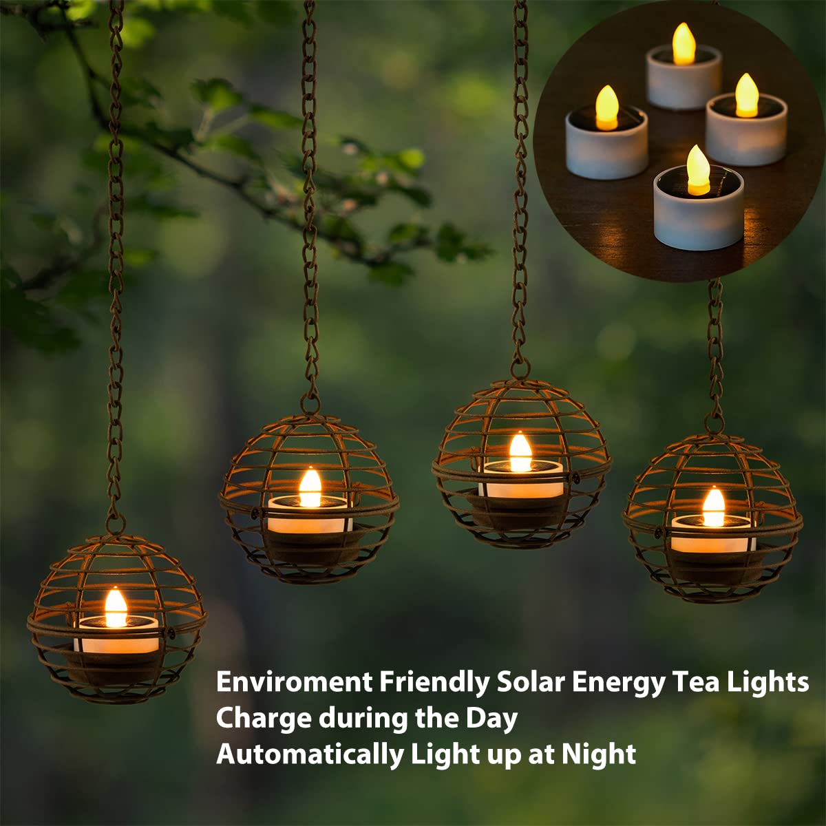 TWINKVILLA IP44 waterproof lanterns withstand rain while illuminating paths