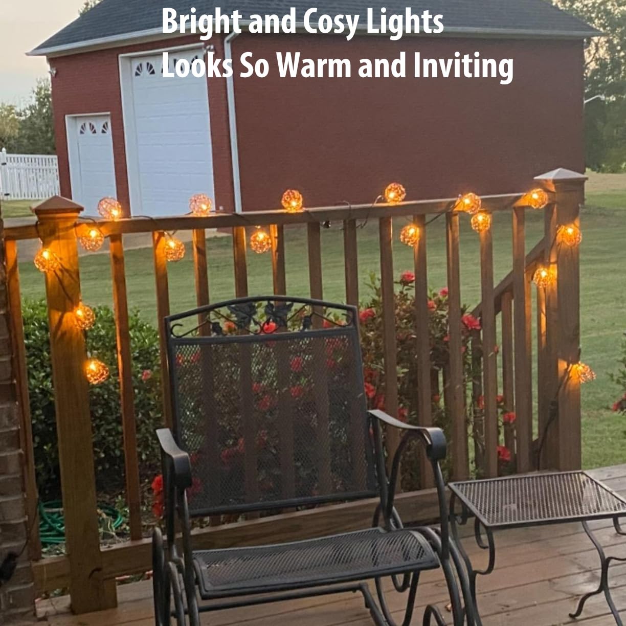 TWINKVILLA IP44 weatherproof plug lights designed for outdoor use