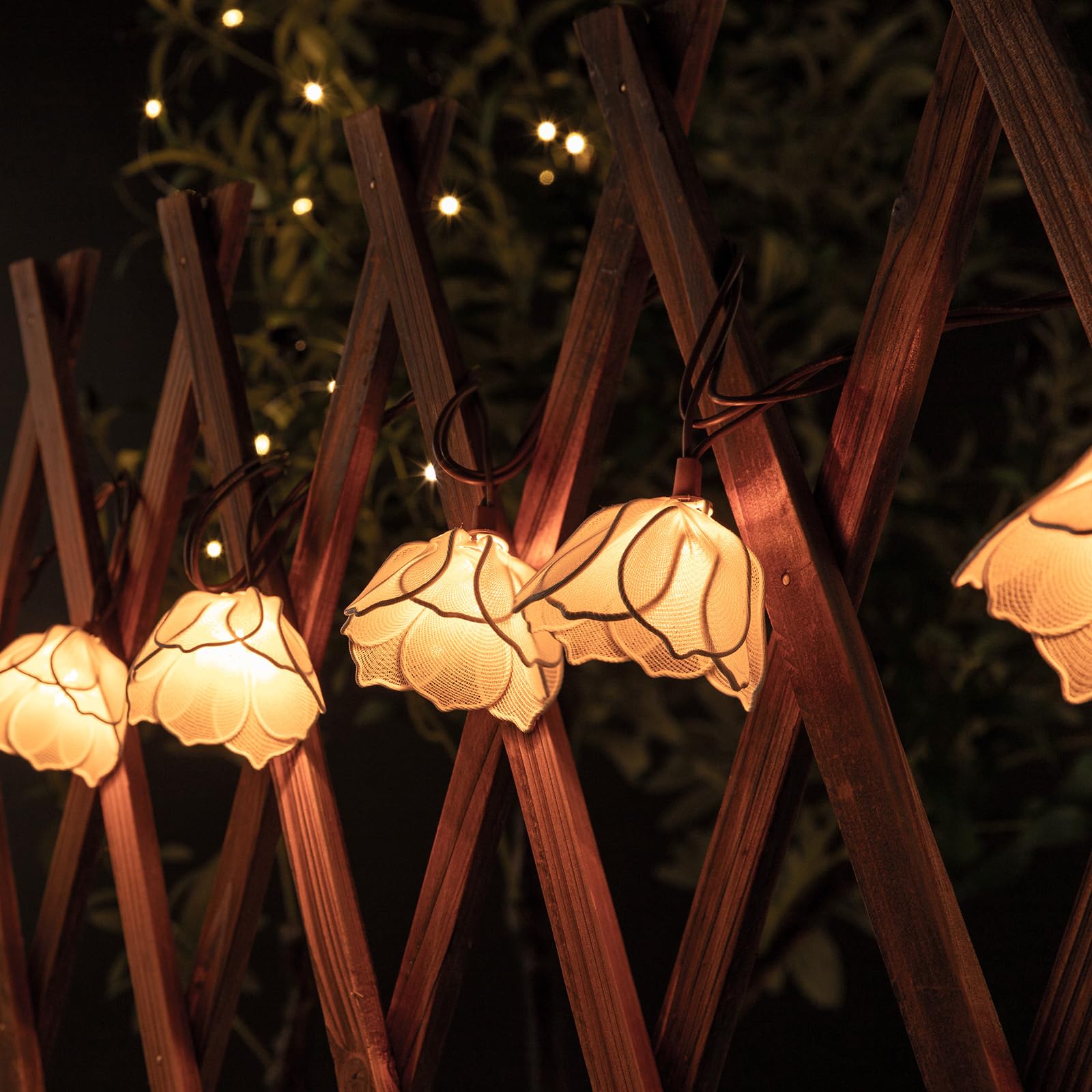 TWINKVILLA pergola arch wedding lighting with soft, intimate illumination