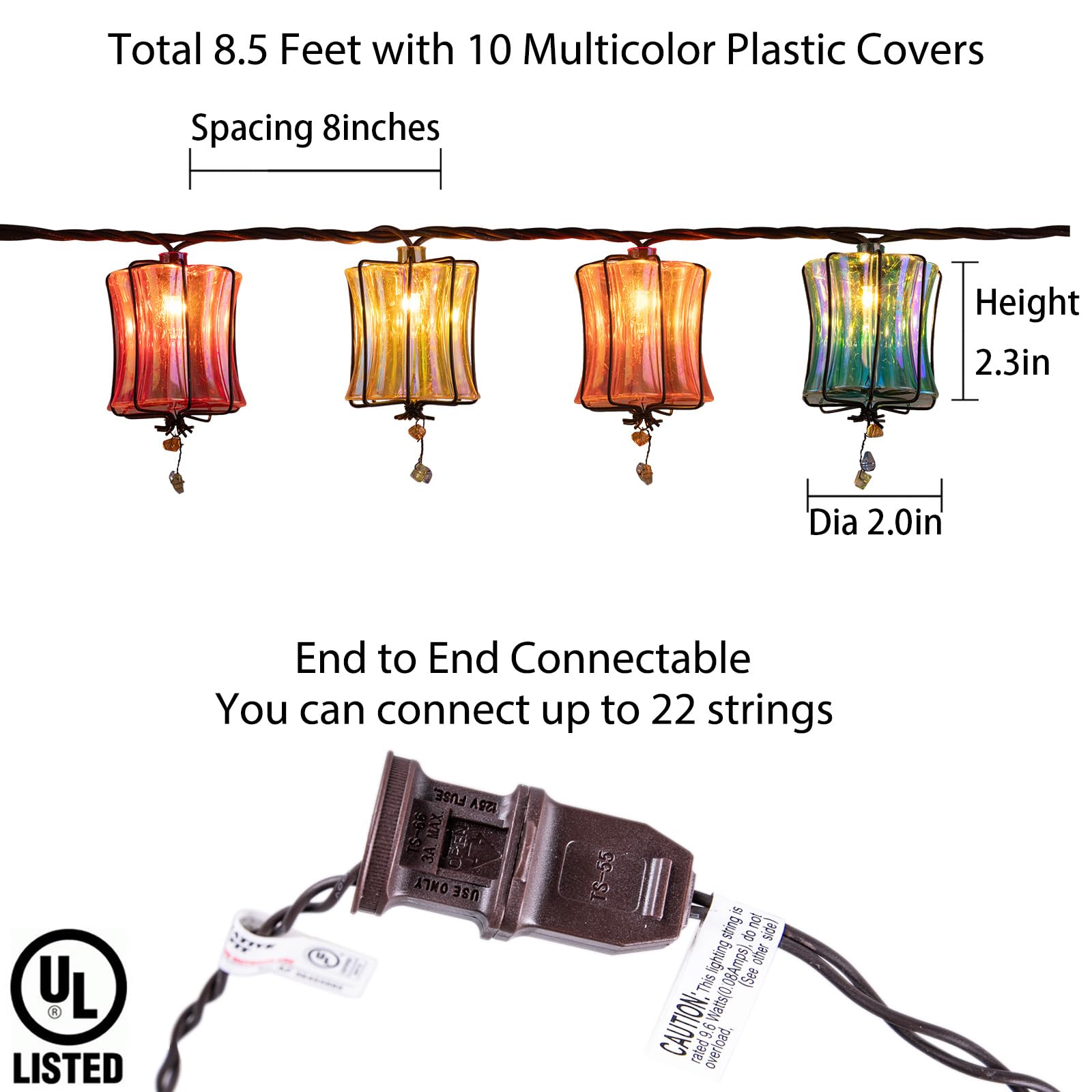 TWINKVILLA Prism IP44 weatherproof keeps lights functional in rain.