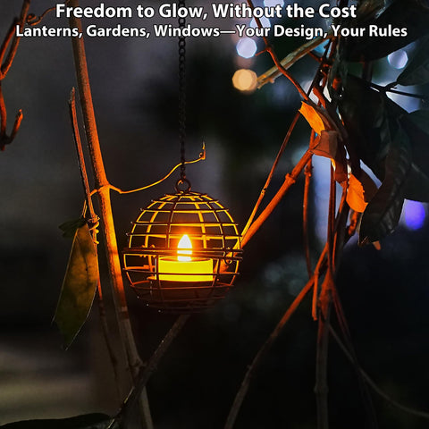 TWINKVILLA rechargeable tea lights with built-in Ni-MH batteries
