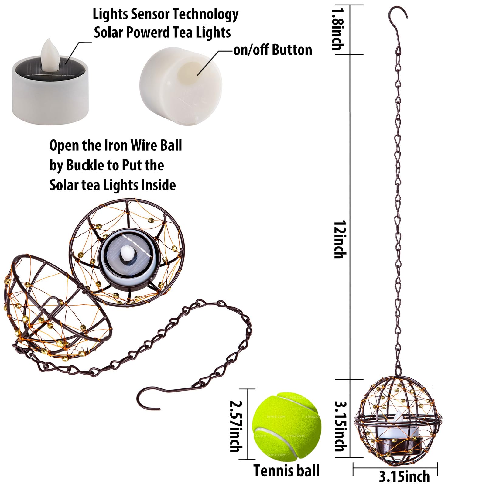 TWINKVILLA IP44 weatherproof lantern withstands rain and wind for durable outdoor use.