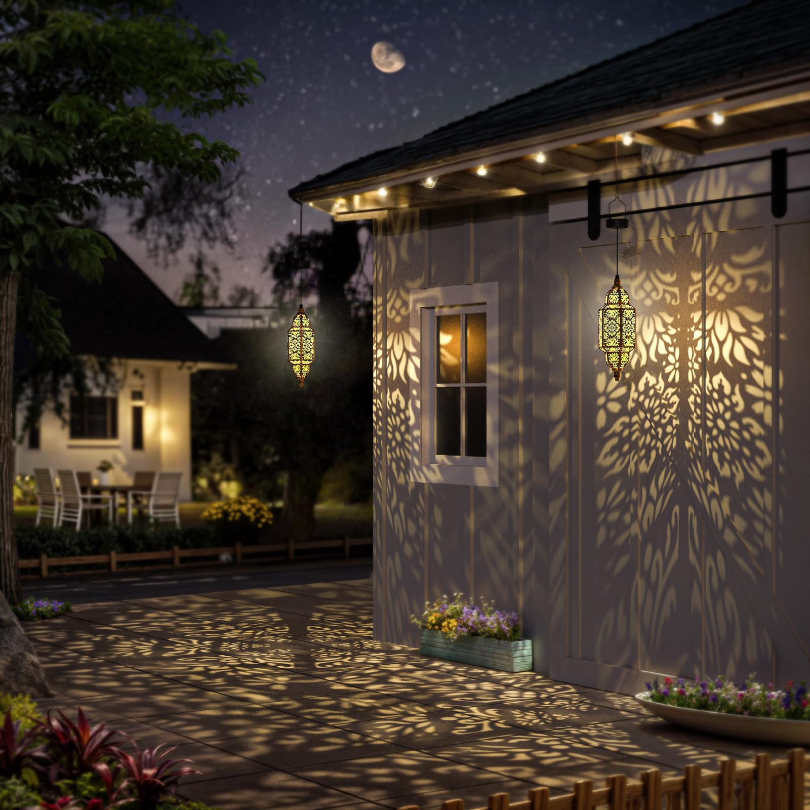 Twinkya solar-powered garden lights save energy with automatic dusk illumination.