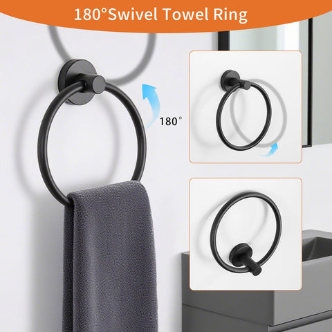 TWIROBT matte black finish resists fingerprints for a cleaner look.