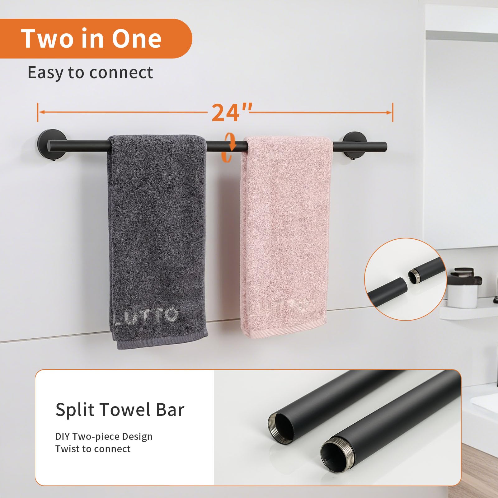 TWIROBT robe hook ready to hold robes neatly in a compact space.