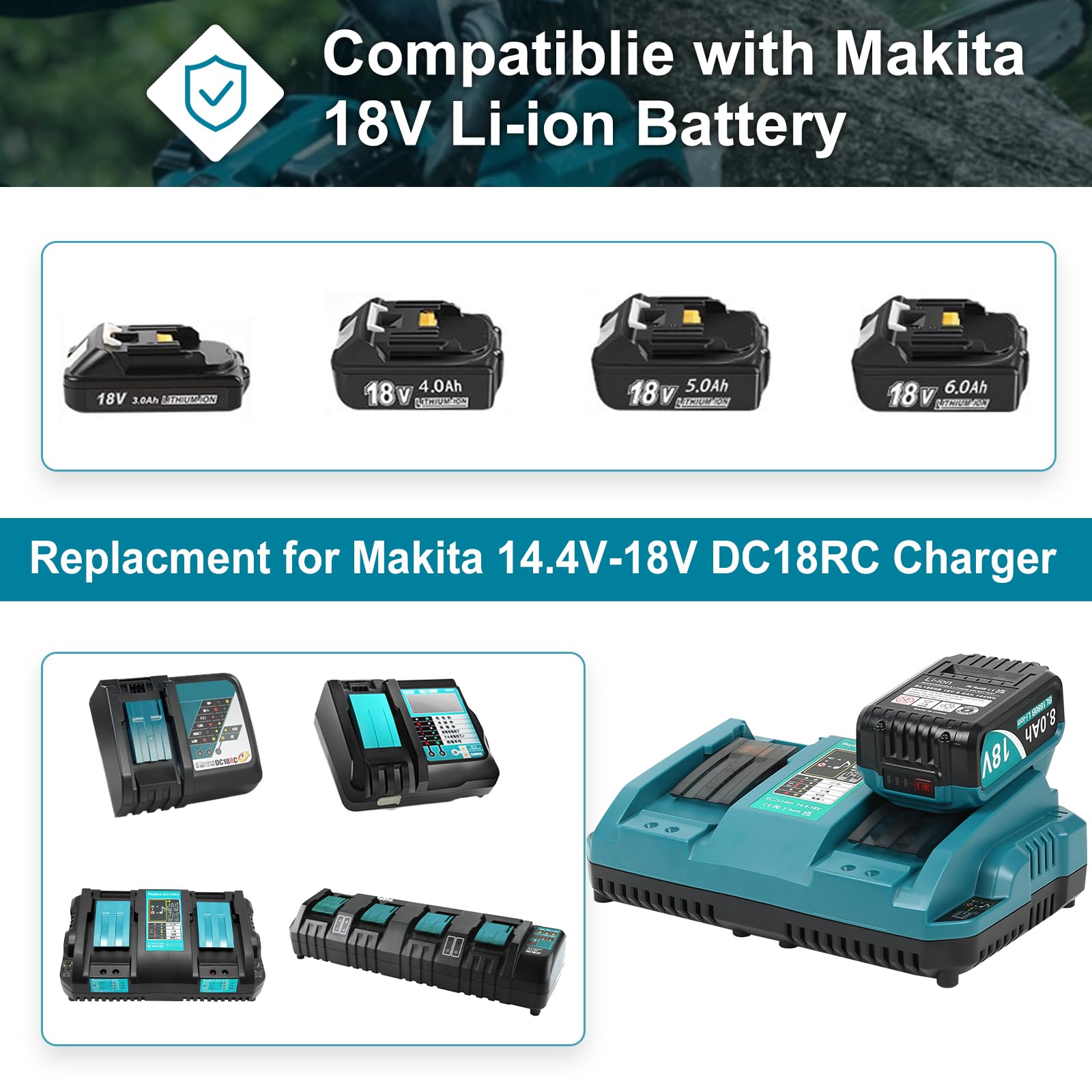 Twupixy 6000mAh capacity battery supports longer runtimes between charges.