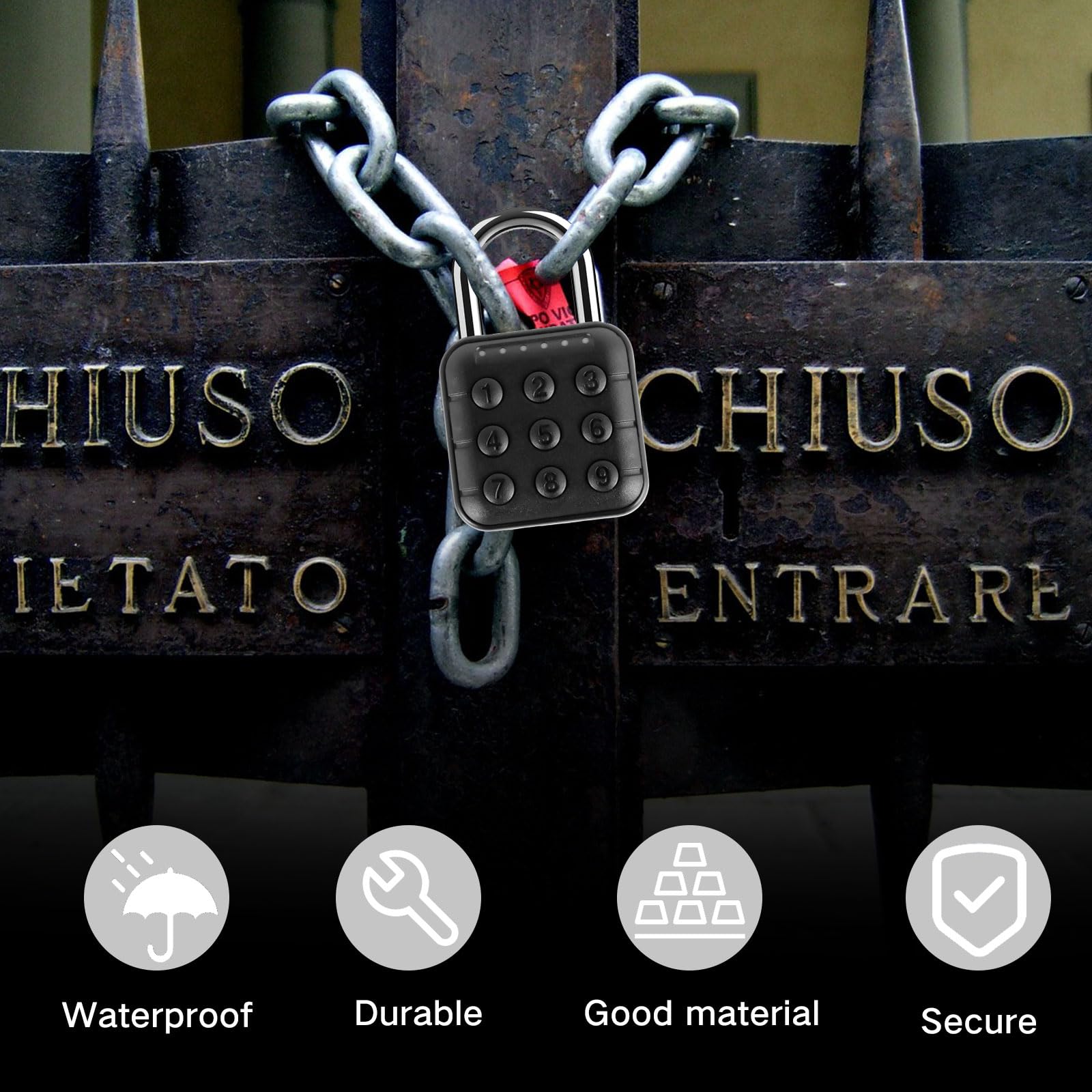 Txkrhwa padlock securing locker in office setting