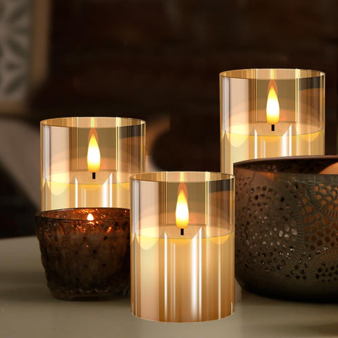 Tyawon remote control candle setup for easy placement and hands-free operation