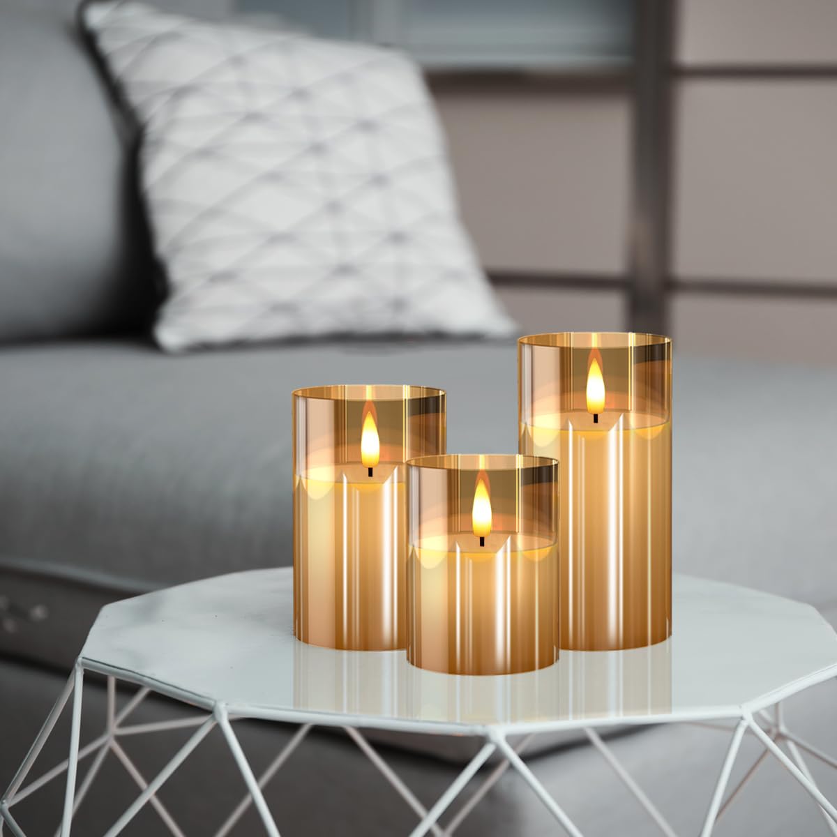 Tyawon timer function candles automate daily on/off for hassle-free use