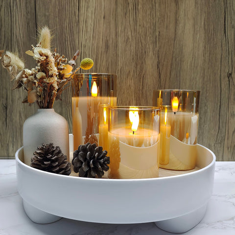 Tyawon warm flickering light creates cozy ambiance for homes and events