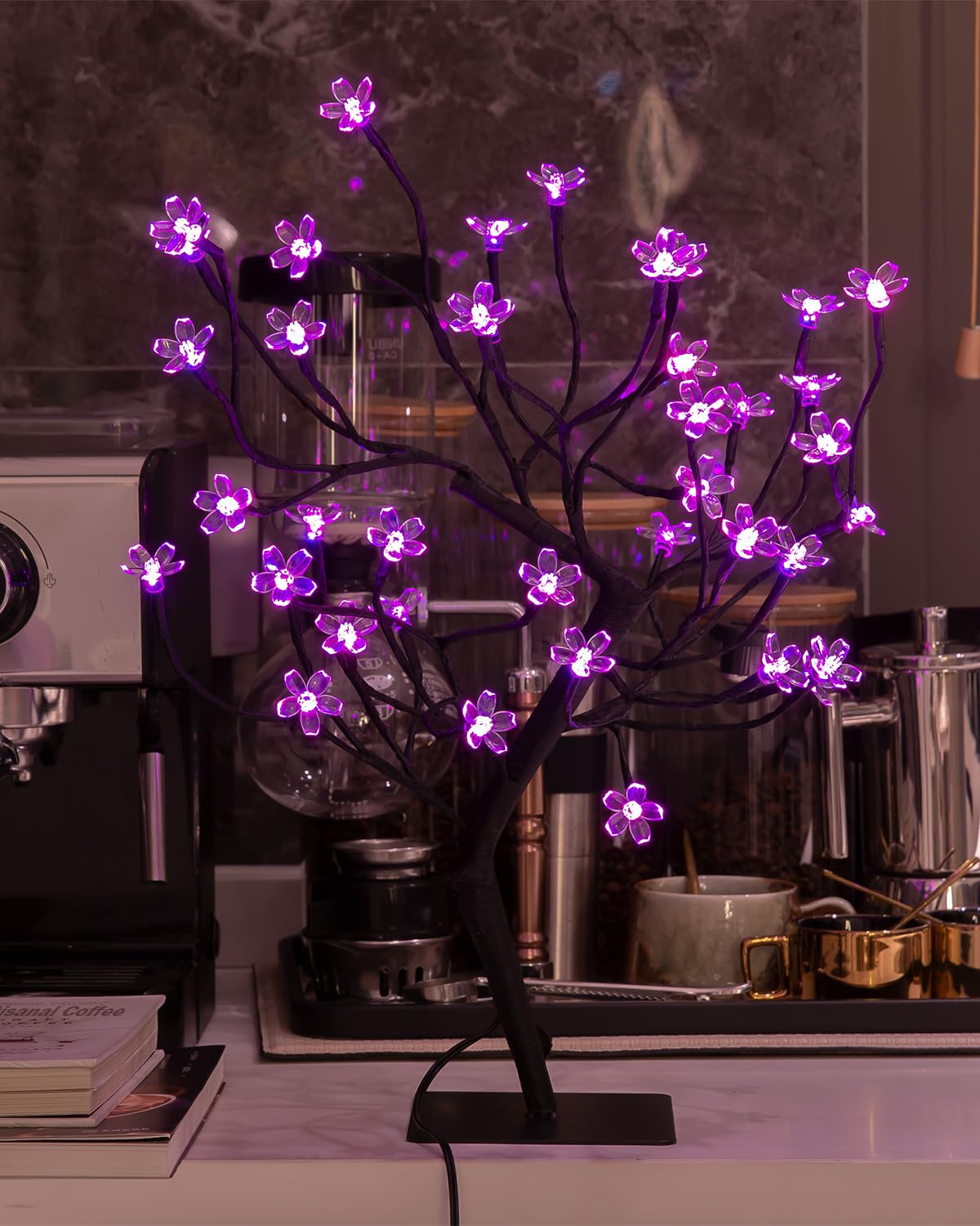 TYBEEU decorative tree fits living rooms with modern charm and style.