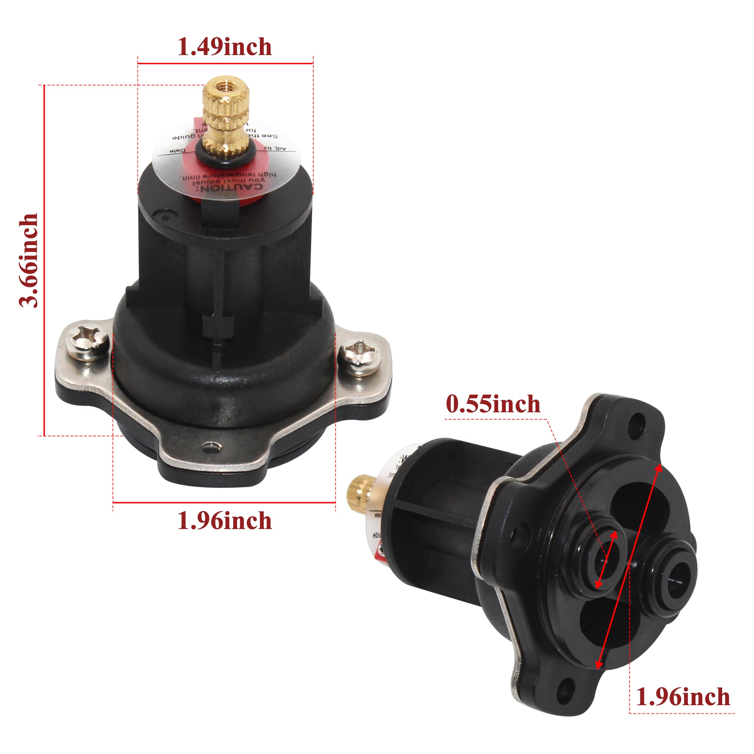 TycoonWon red collar facilitates major temperature changes without disassembly.