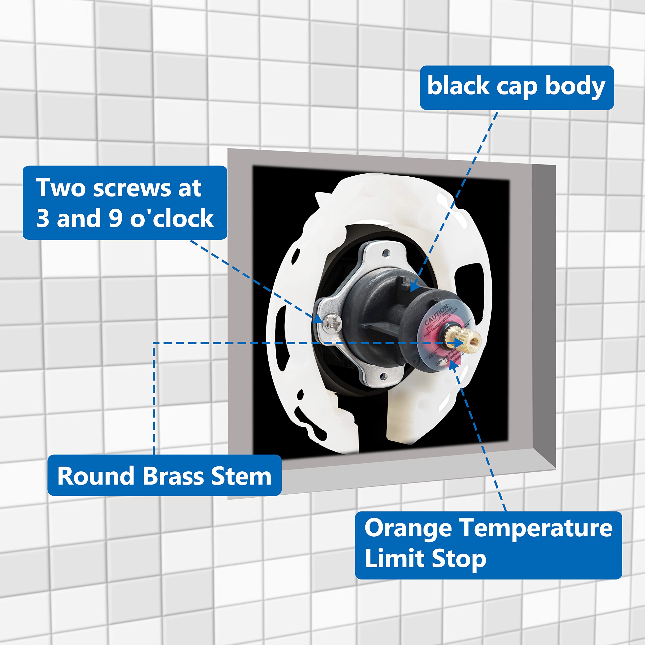 TycoonWon compatible image showing Kohler GP77759 and Rite-Temp valve integration for easy replacement.