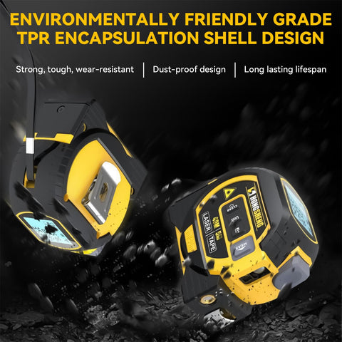 TYGHBN The Ruler 3-in-1 AutoLock enables steady one-handed measurements.