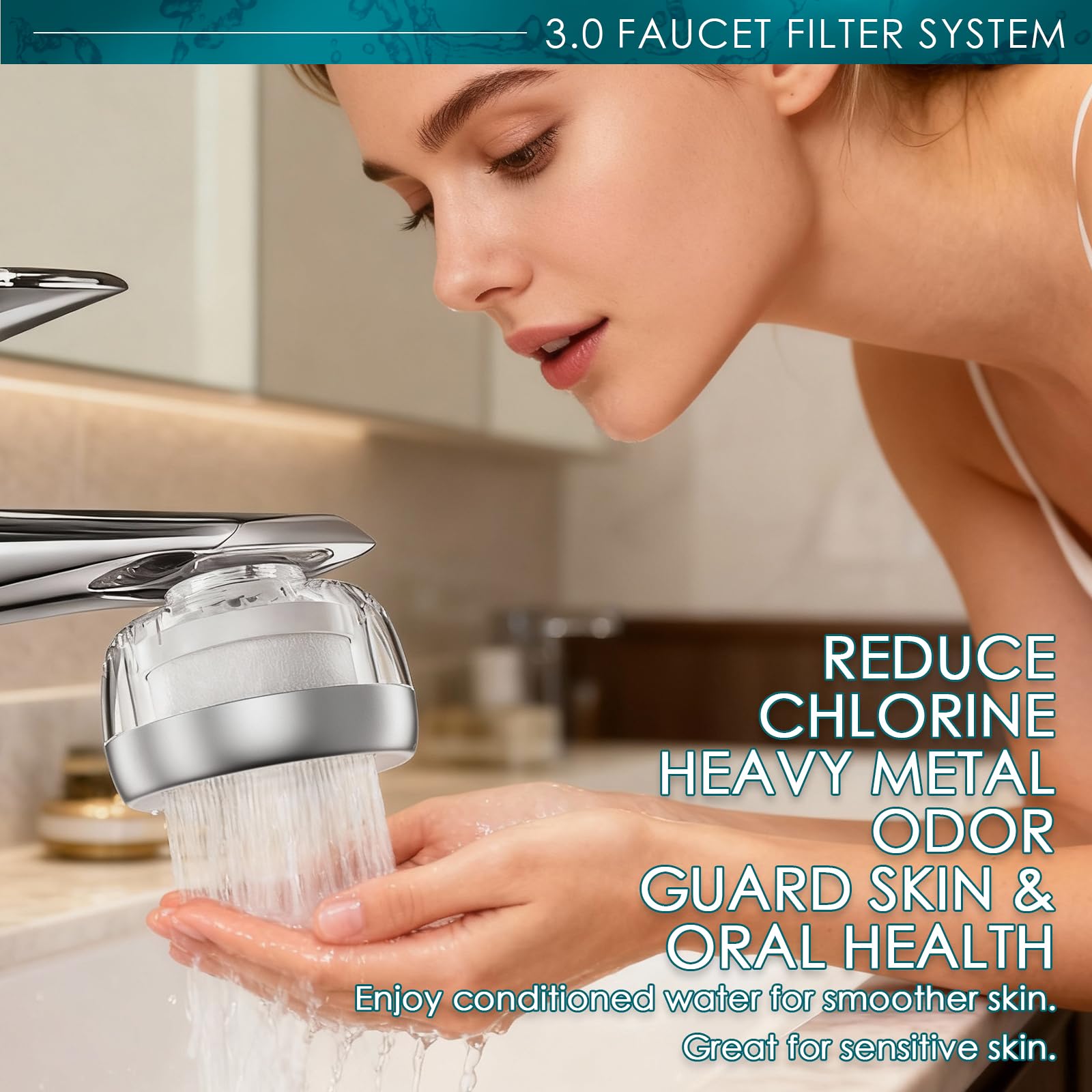 Tylola KDF55 calcium sulfite media reduces metals in water.