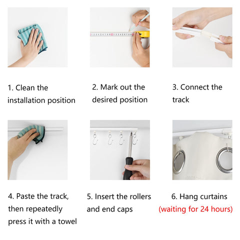 TYRON complete packaging with tracks, connectors, rollers, and hooks