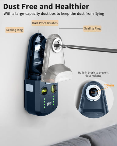 Tyrry electronic vacuum suction cup grips smooth or textured walls