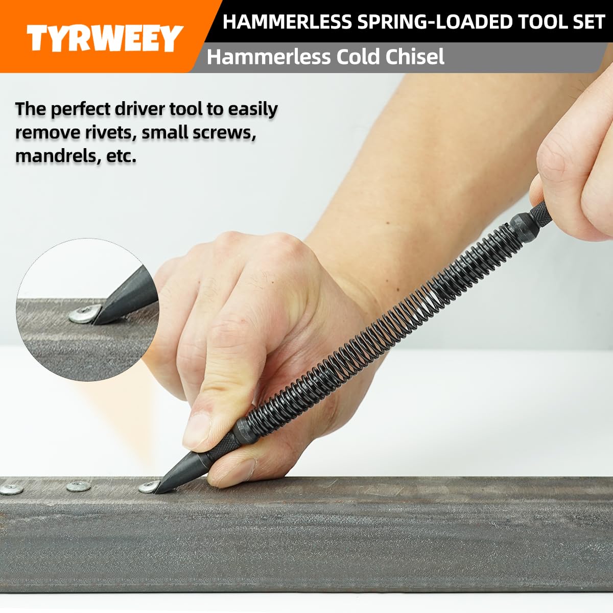 TYRWEEY black oxide finish resists rust for durable use