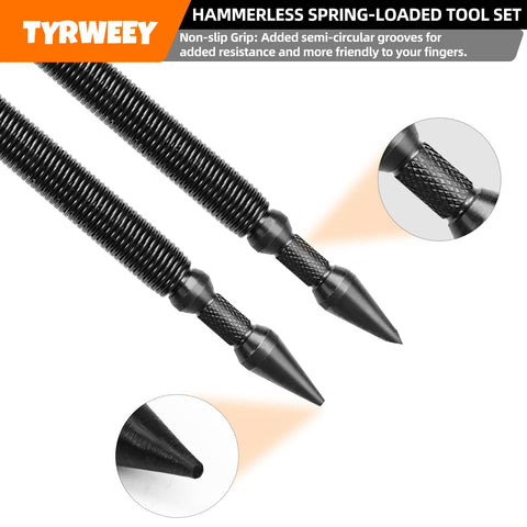 TYRWEEY hammerless cold chisel for rivets and small fasteners