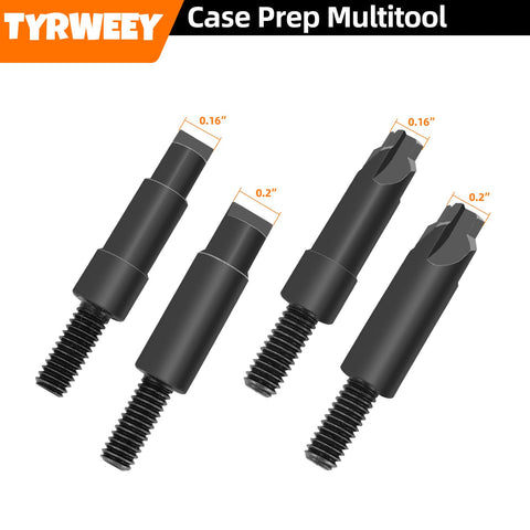 TYRWEEY primer pocket reamer large removes military crimps and rough edges.
