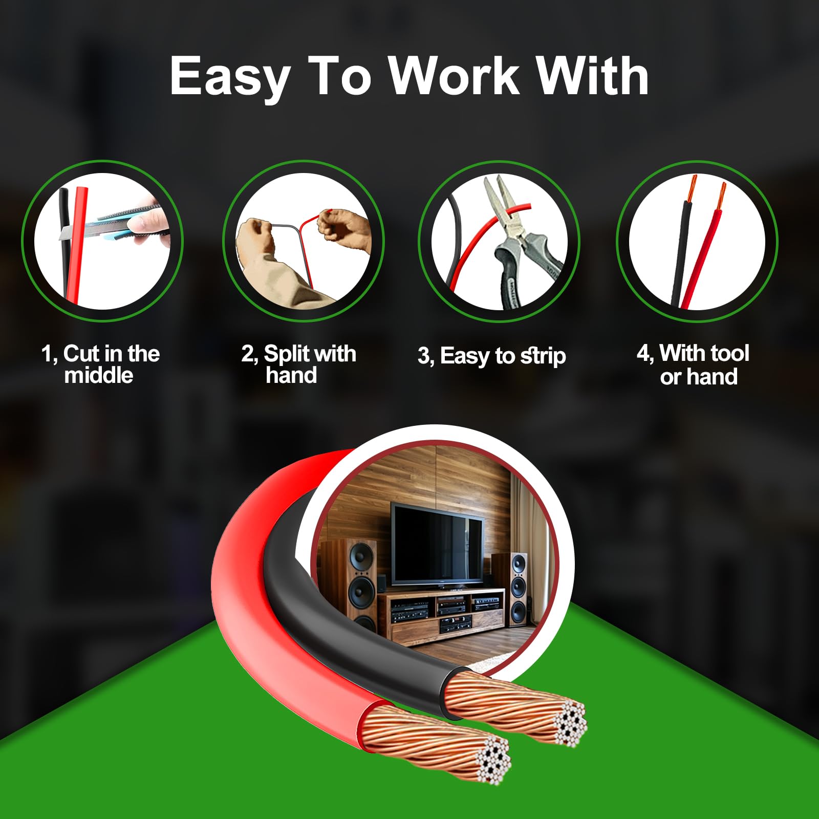 Tyumen flexible PVC jacket resists moisture for indoor and automotive use.