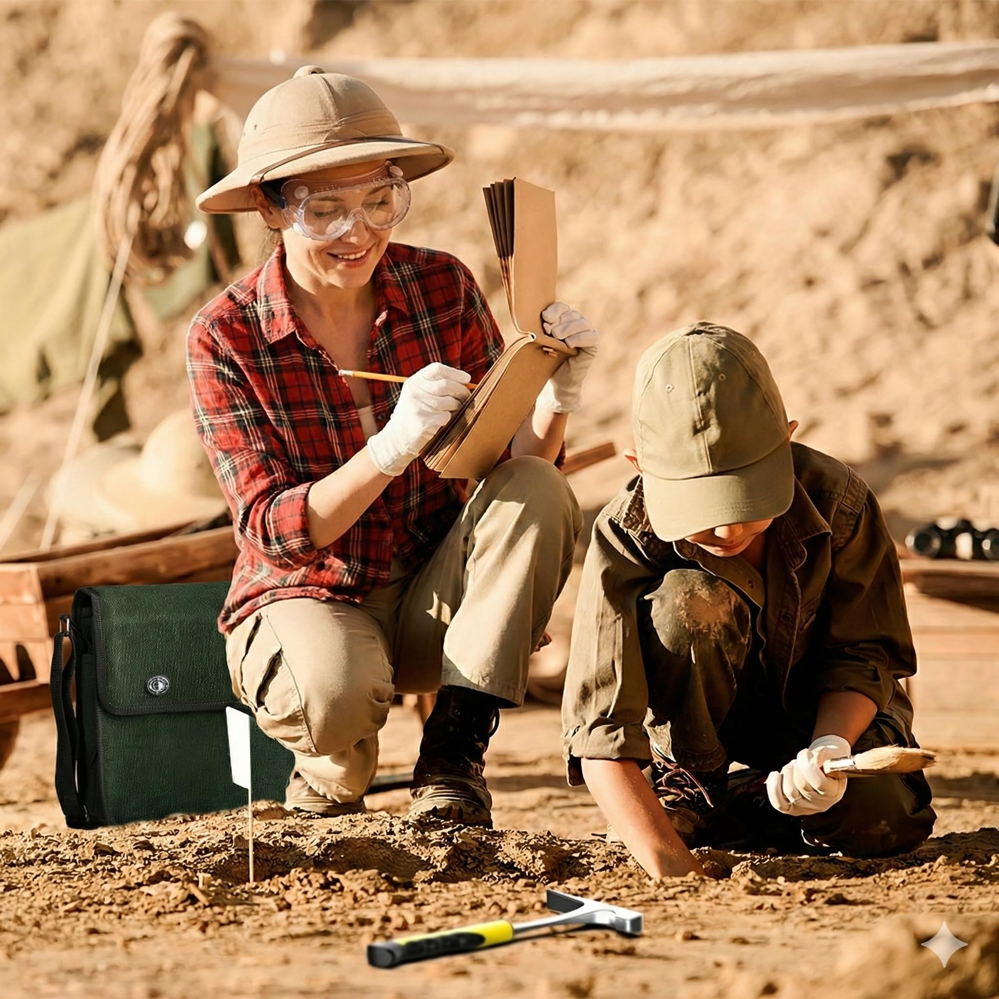 TZDTMEOS gift-ready rock hounding kit for beginners and students.