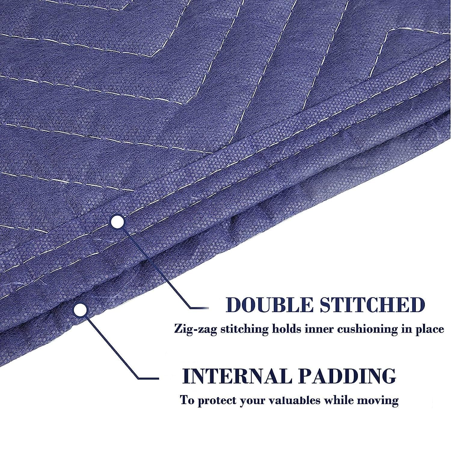 U HOMOVING blanket with double-stitch edges reduces tears