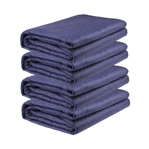 U HOMOVING moving blanket covers a sofa for safe transport and scratch protection.