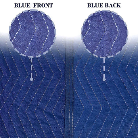 U HOMOVING blue blanket is machine washable for easy cleanup
