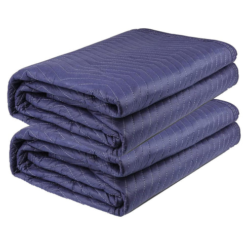 U HOMOVING moving blanket 80x72 in blue protecting large furniture during relocation.