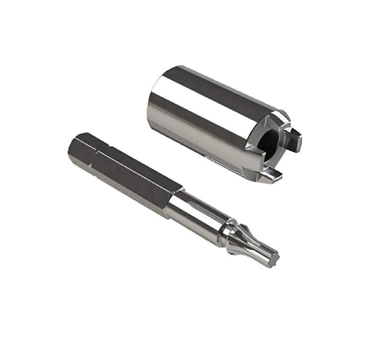 U2 Fasteners TopStar Crown Bit, 2in carbon steel, enables precise door and cabinet adjustments.