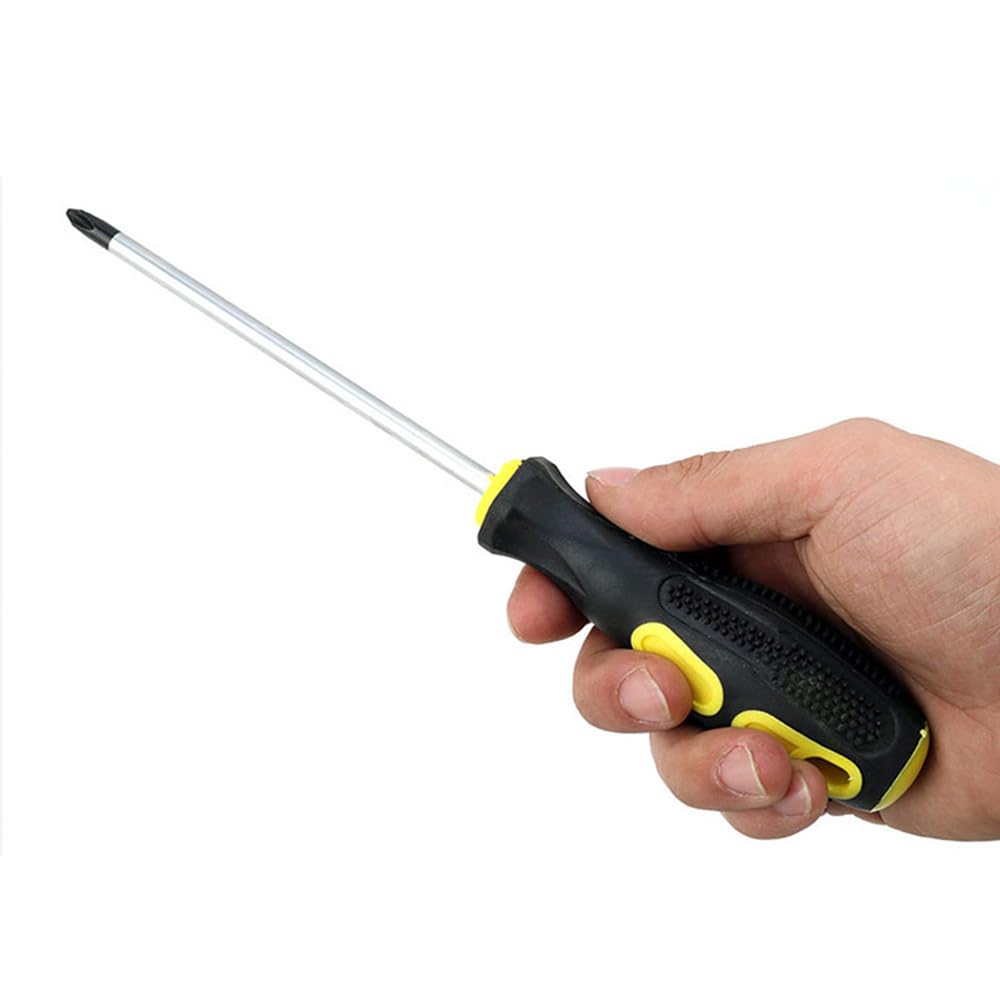 Uacen 150mm Phillips screwdriver with rust-resistant shaft in hand.