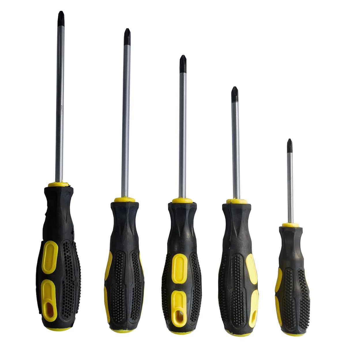 Uacen Phillips screwdriver set with magnetic tips and soft ergonomic grip.
