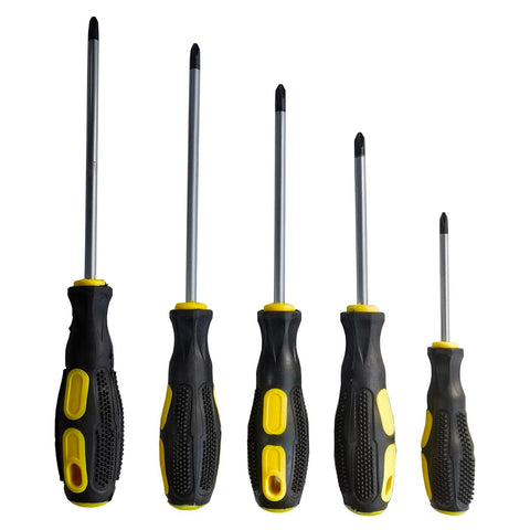 Uacen Phillips screwdriver set with magnetic tips and soft ergonomic grip.