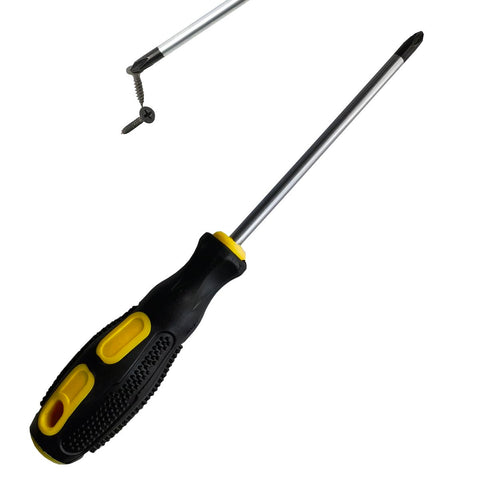 Uacen standard 75mm Phillips screwdriver in compact grip.