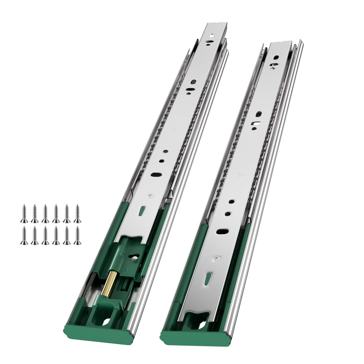 Ubisin four-pair soft-close slides deliver smooth 22-inch extension for heavy-duty drawers