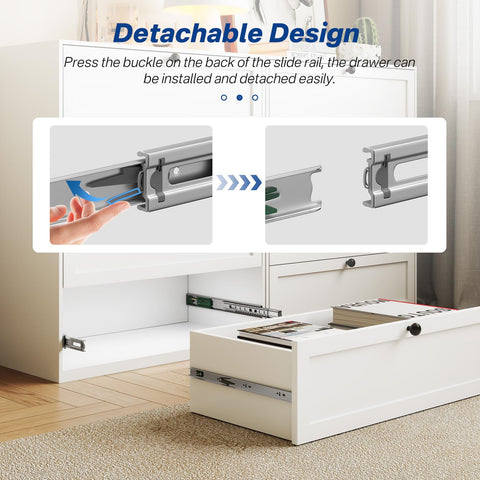 Ubisin side-mount installation is secure and easy with a standard screwdriver