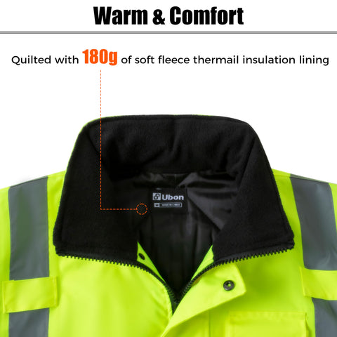 Ubon multiple pockets keep tools organized on site.