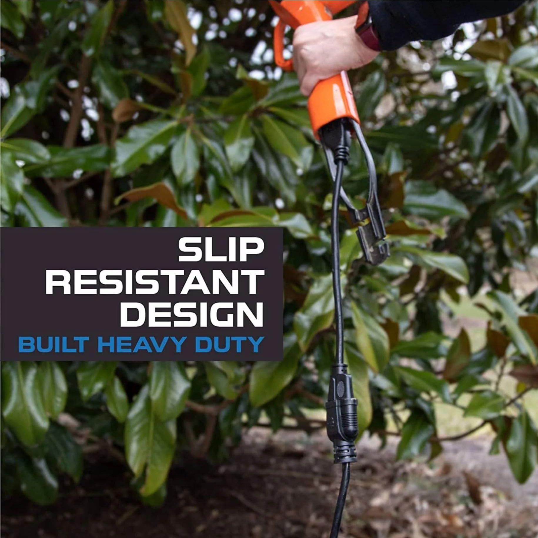 UBOORY 50 ft reach enables power at far yard or garage spots.