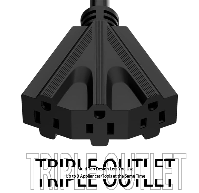UBOORY tri-tap 3-in-1 outlet for multiple devices simultaneously.