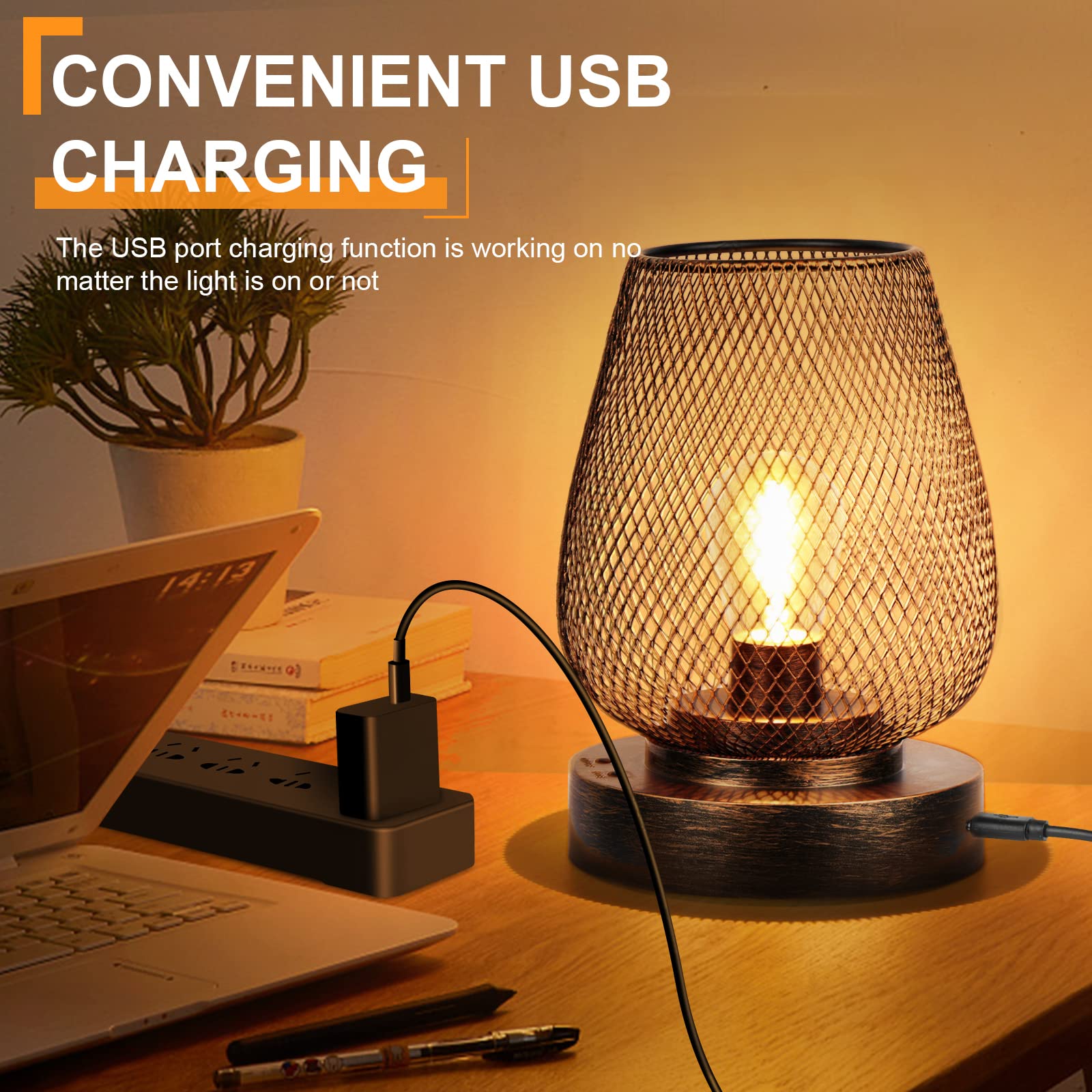 UBright included bulb ensures immediate use after setup.