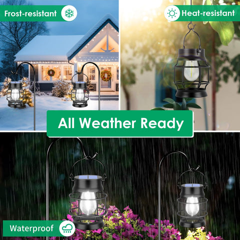 UBright hanging lantern design adds decorative lighting on hooks.
