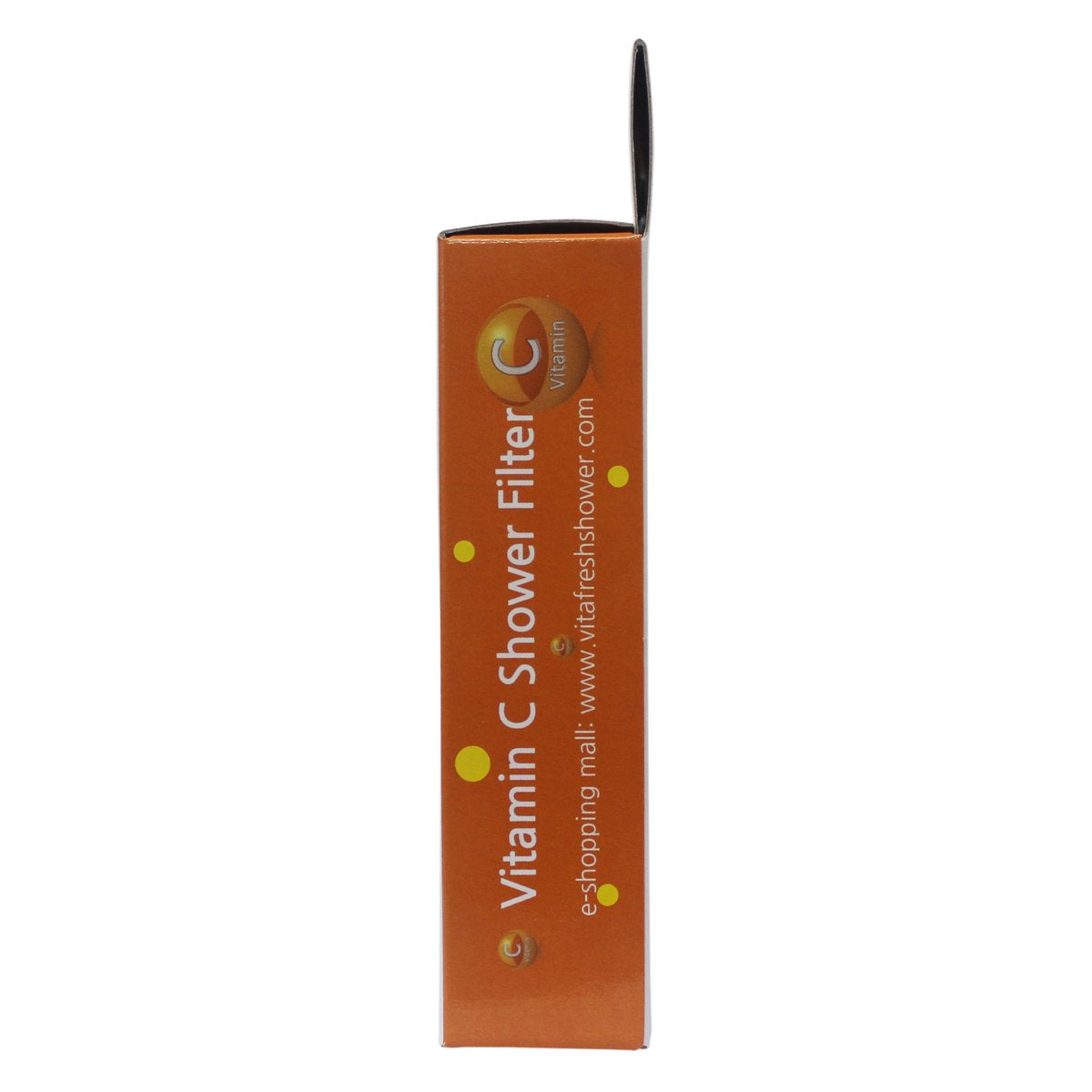 UBS Vitamin C cartridge under running shower reduces chlorine exposure.