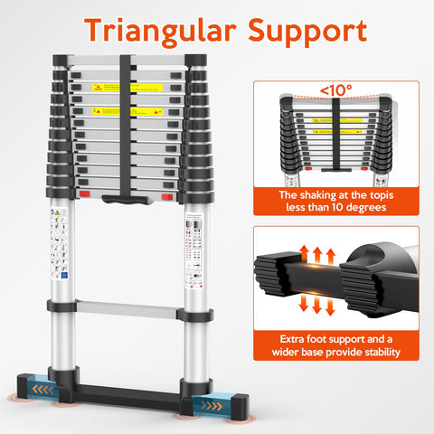 UC UP CLIMBER bottom stabilizer increases ground contact for safer setups.