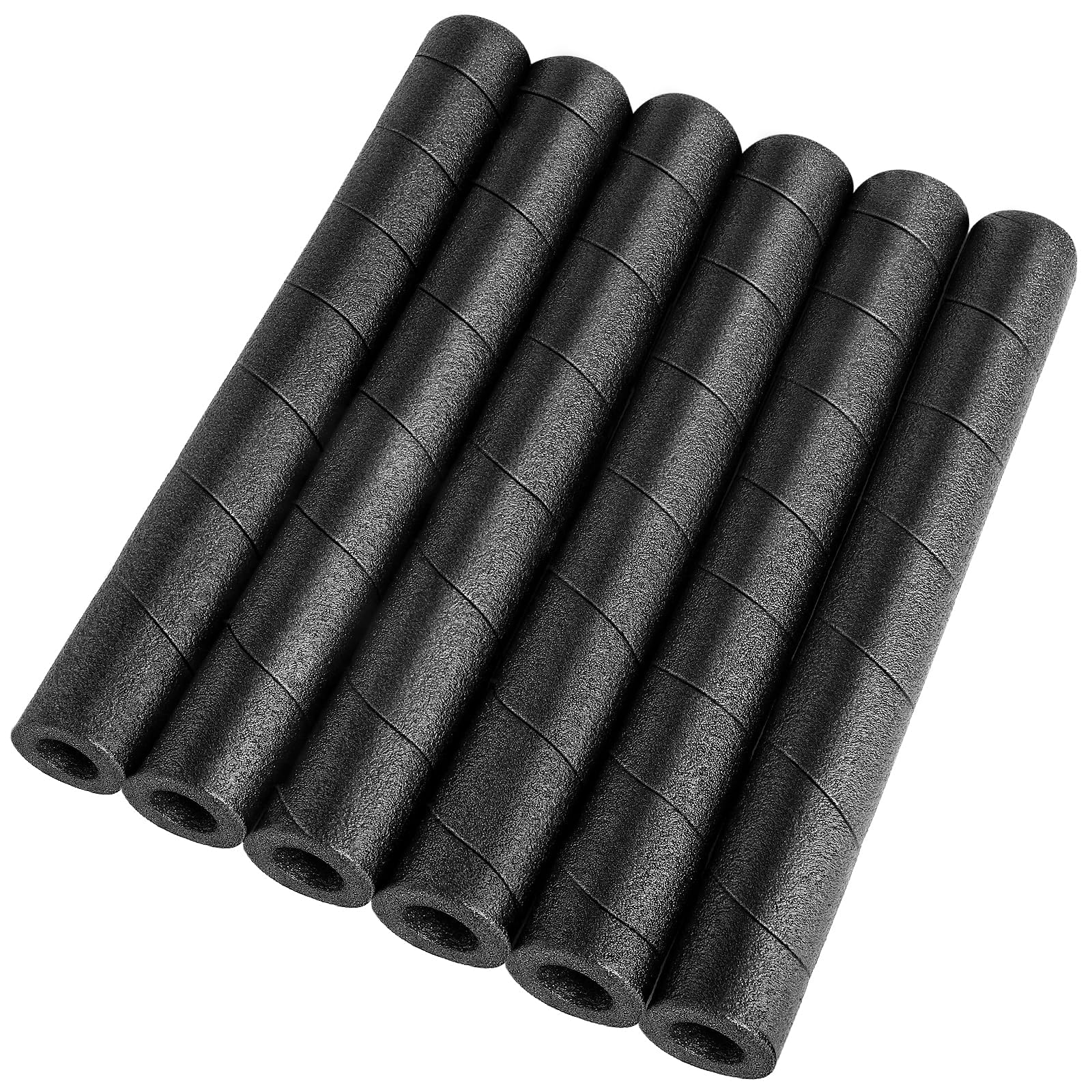 UCandy 6-pack pipe insulation foam tube for weatherproofing outdoor pipes.