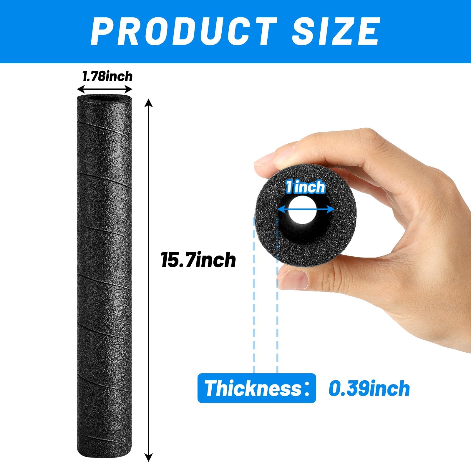 UCandy foam wrap protects indoor and outdoor pipes from temperature changes.